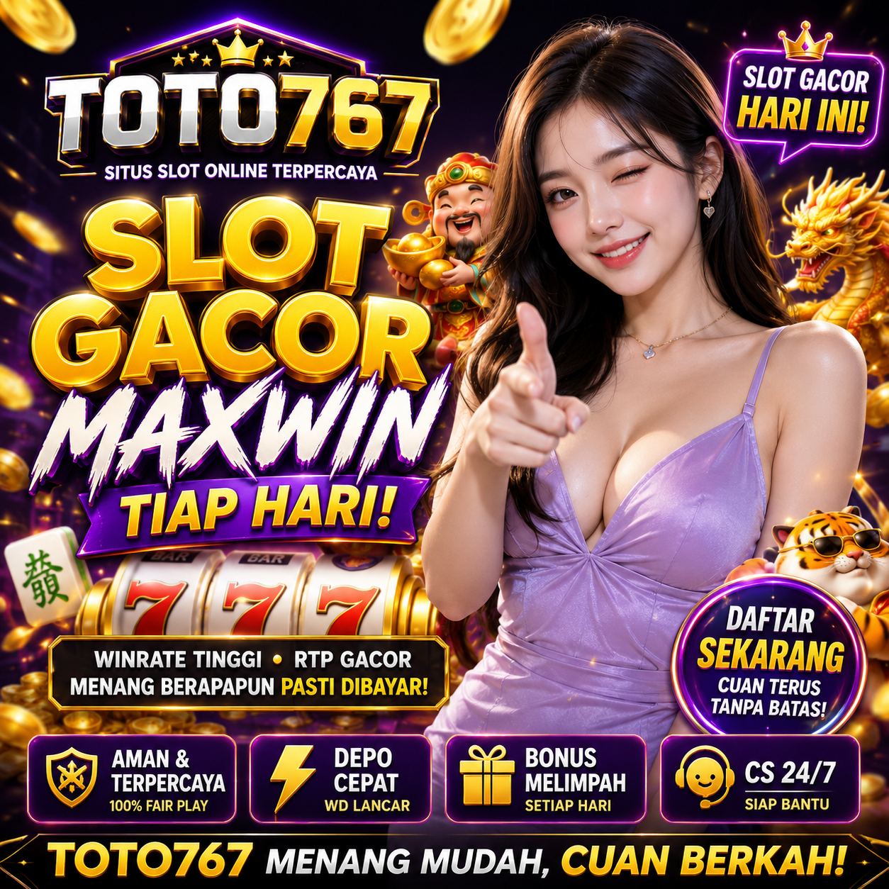 TOTO767 - Platform Slot Gacor Terpercaya dengan RTP Tinggi dan Bonus Melimpah